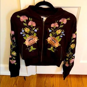 glamorous brand 100% silk jacket